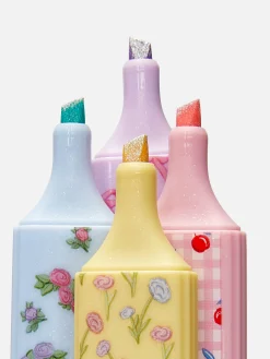 Glitzer-Highlighter, 4er-Pack