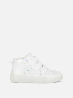 Glitzernde, Leuchtende High-Top-Sneaker
