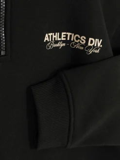 Grafik-Sweatshirt Mit Trichterkragen