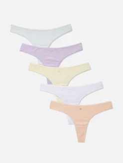 Grafische Tangas, 5er-Pack