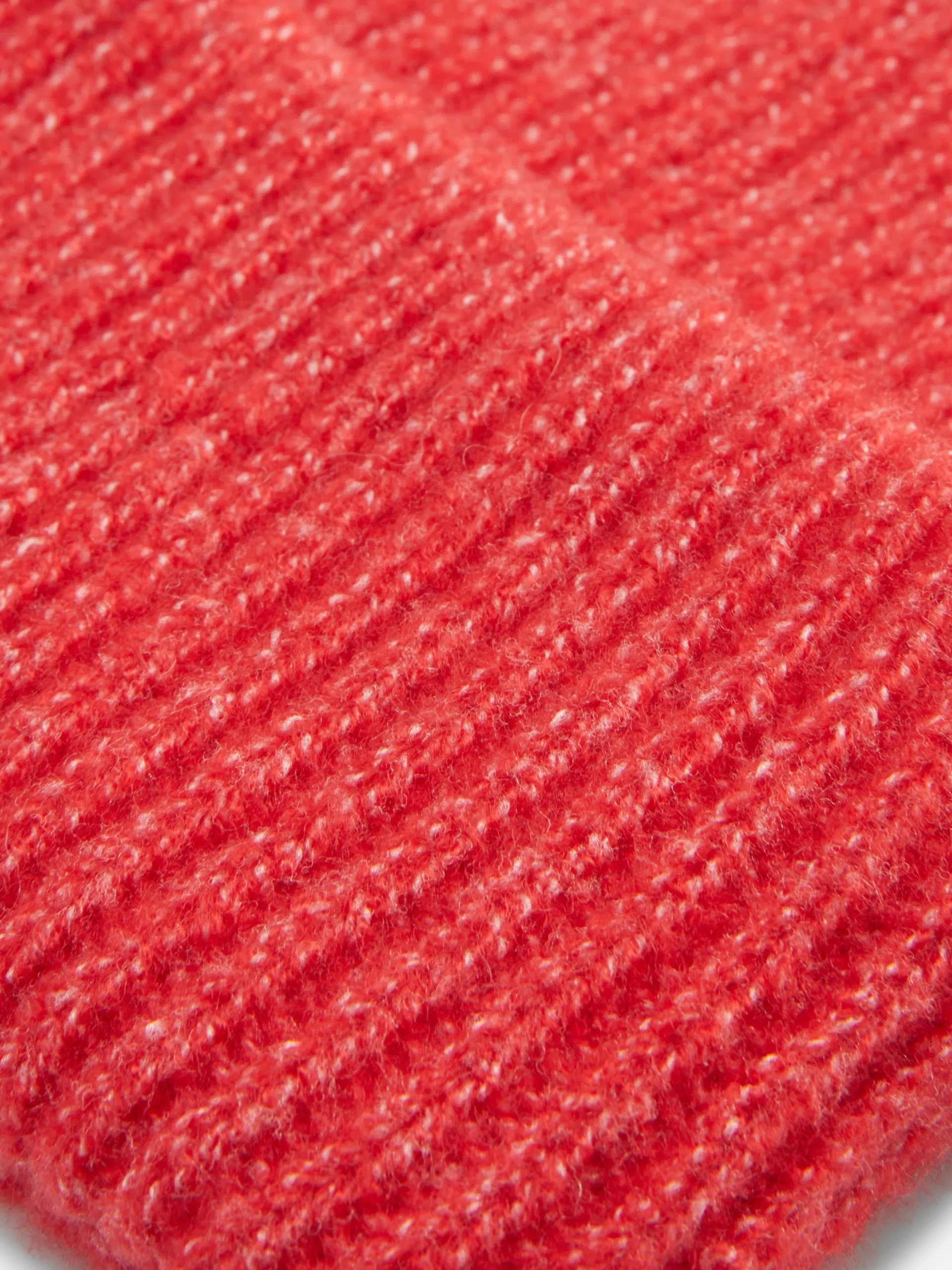 Grobstrick-Beanie Mit Umschlag