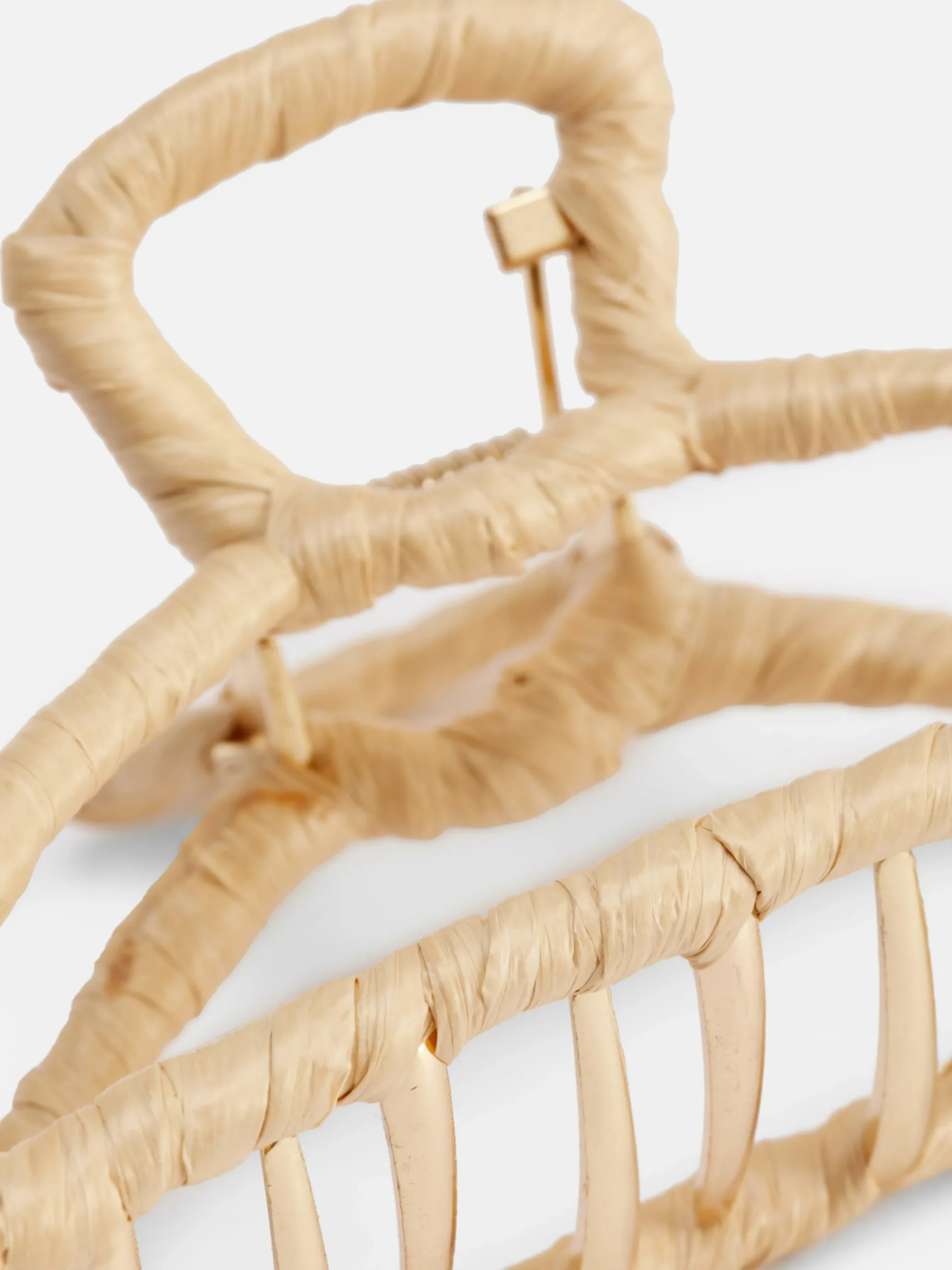 Große Bast-Haarspange