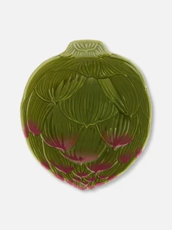 Große Strukturierte Schale Mit Artischocken-Design