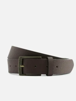 Gürtel Aus Genarbtem Kunstleder