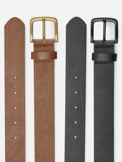 Gürtel Mit Prägung, 2er-Pack