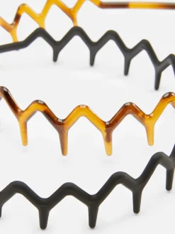 Haarreife Mit Zickzack-Design, 2er-Pack