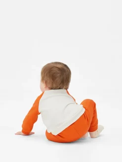 „Halloween“ Sweatshirt Mit Kürbismotiv Und Jogginghose