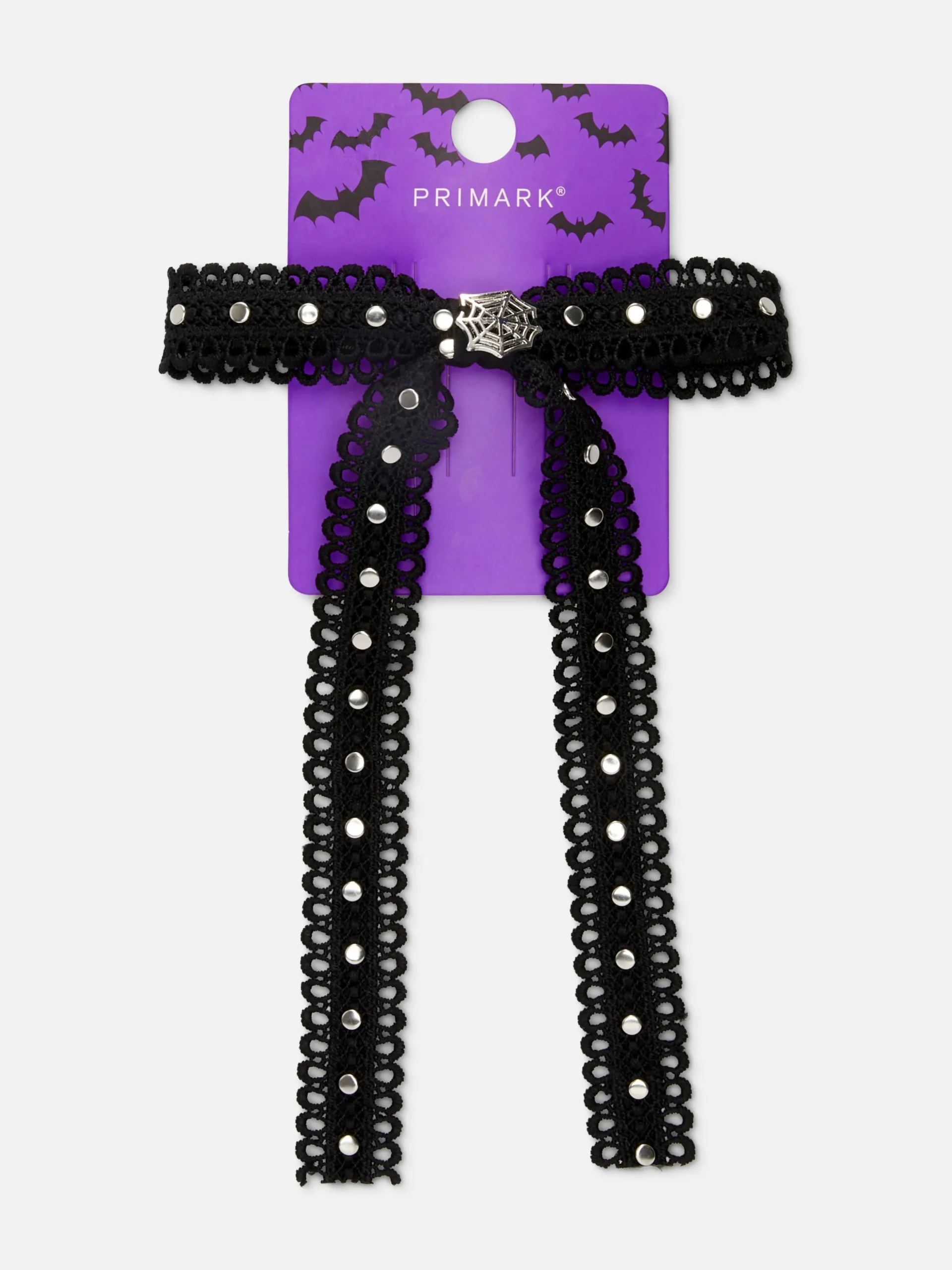 Halloween-Haarspange Mit Spitzenschleife