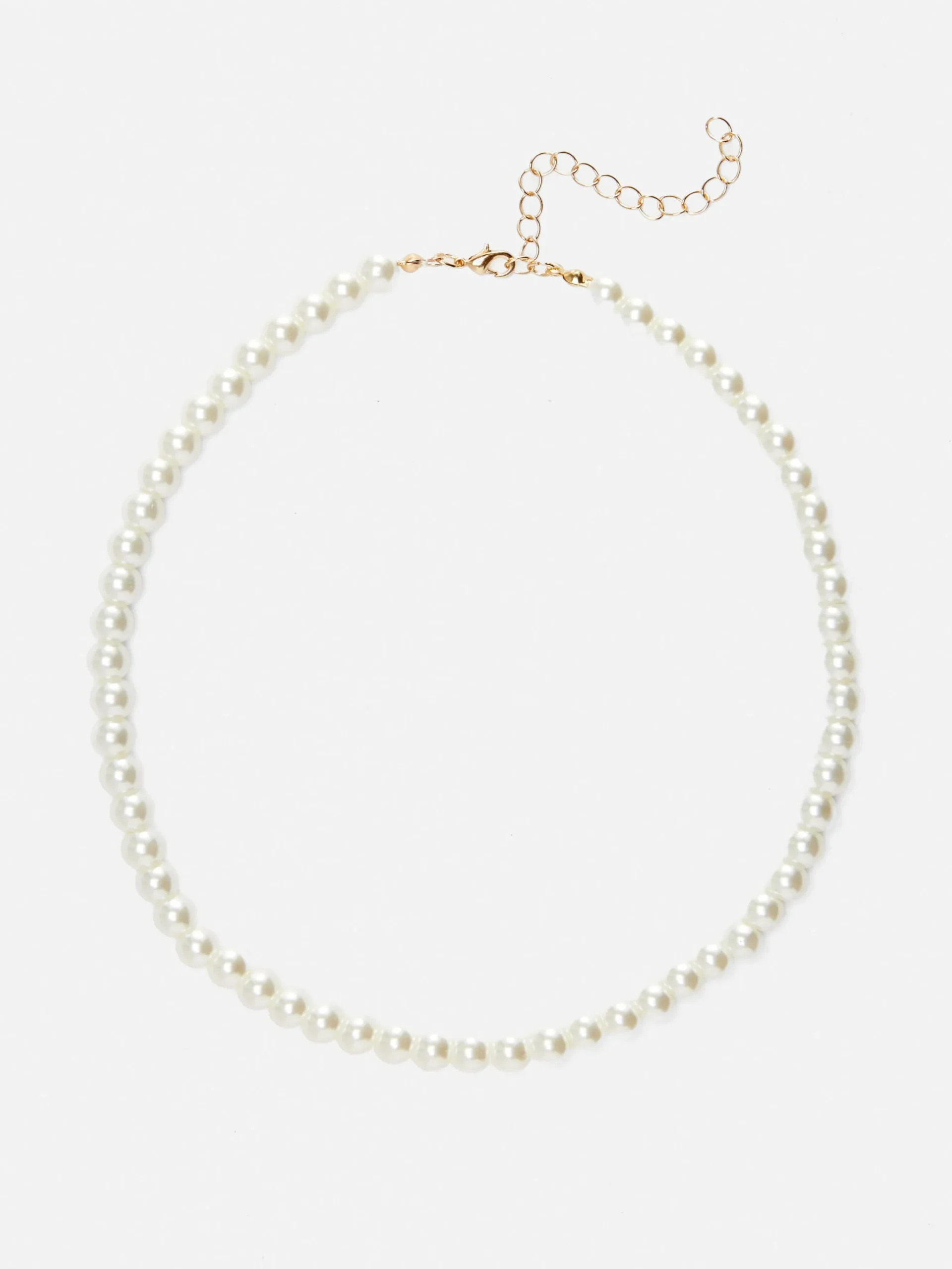 Halskette Mit Kunstperlen