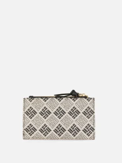 Handtasche Zum Aufklappen Mit Monogramm-Print