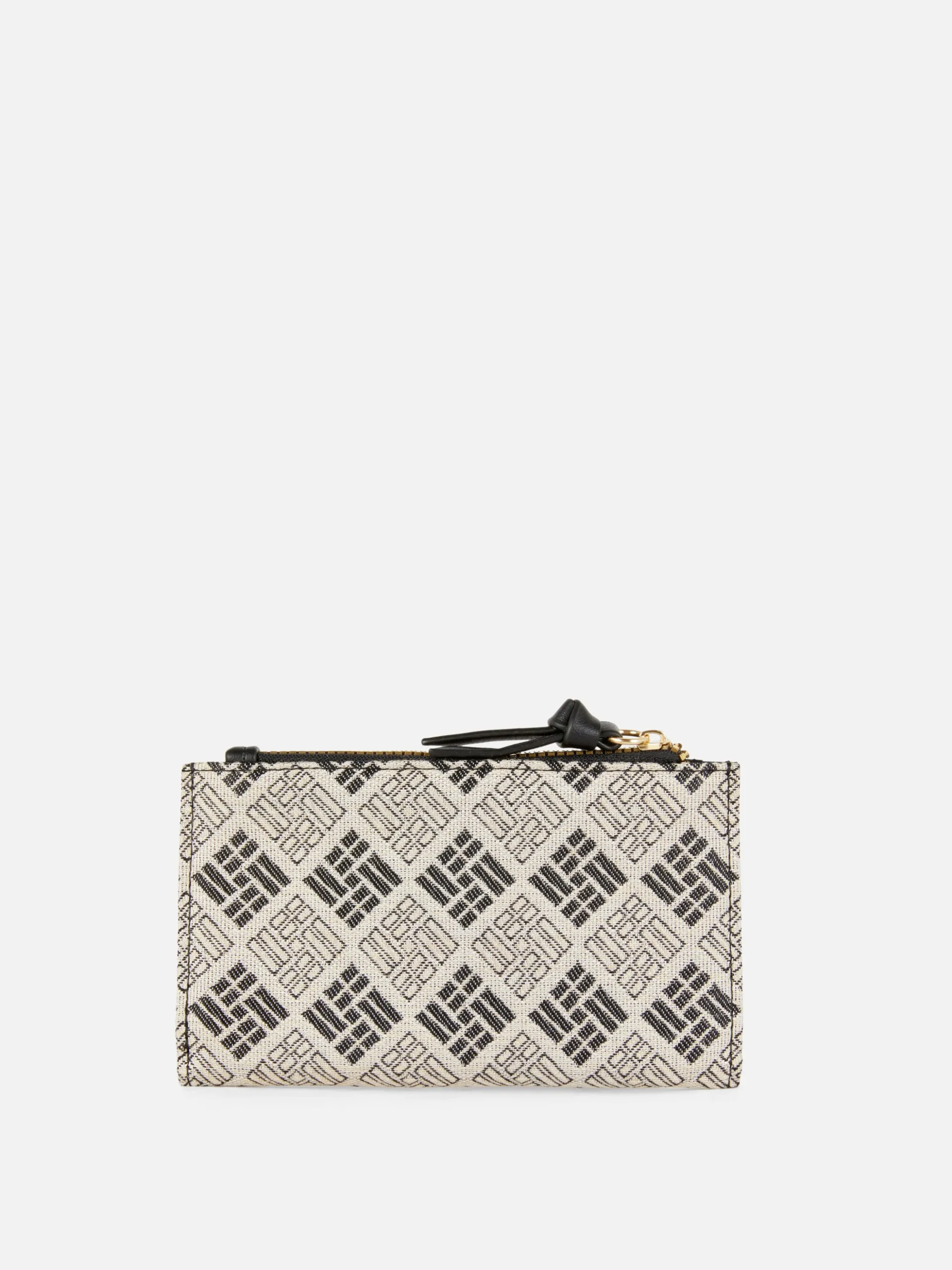 Handtasche Zum Aufklappen Mit Monogramm-Print