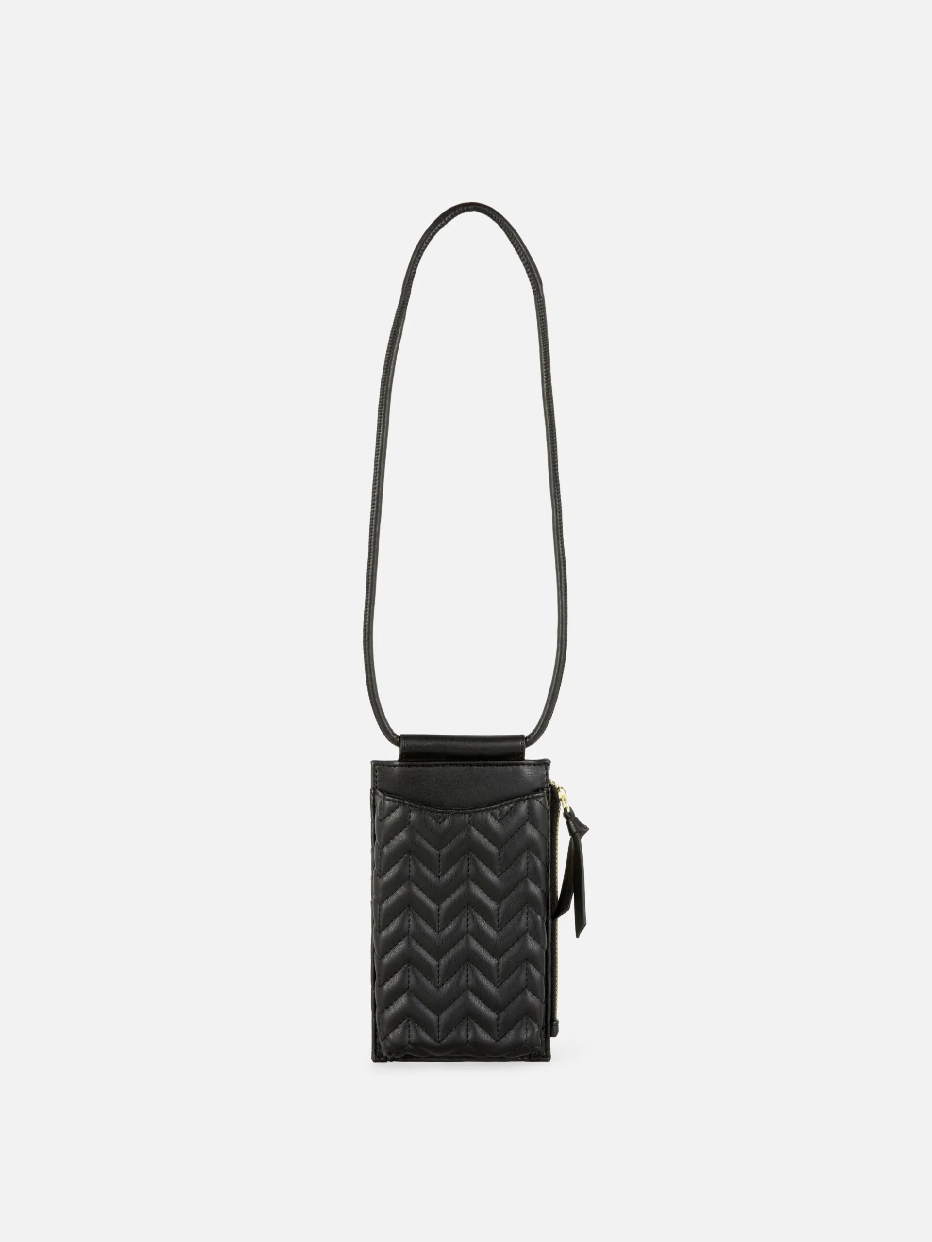 Handytasche Mit Reißverschluss Und Chevron-Muster