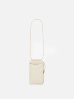 Handytasche Mit Reißverschluss Und Chevron-Muster