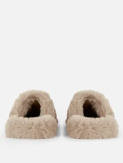 Hausschuhe Aus Kunstpelz