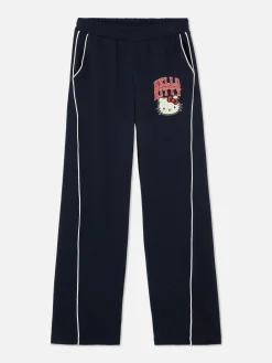 „Hello Kitty“ Jogginghose Mit Geradem Bein Und Seitenstreifen