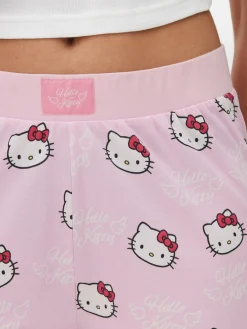 „Hello Kitty“ Schlafanzughose Mit Weitem Beinschnitt