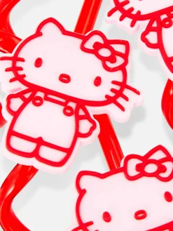 „Hello Kitty“ Spiralstrohhalme, 4er-Pack