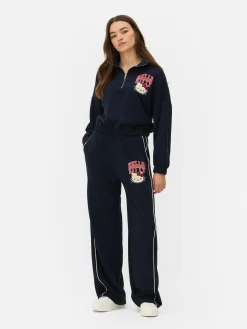 „Hello Kitty“ Sweatshirt Mit Halbem Reißverschluss