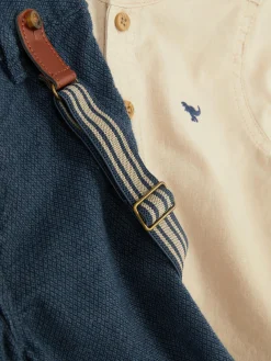 Hemd Mit Knopfleiste Und Hose Mit Hosenträgern