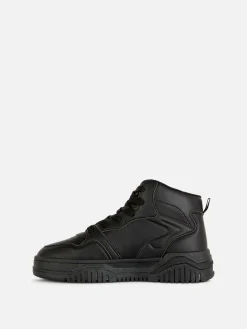 High-Top-Sneakers Mit Klobiger Sohle