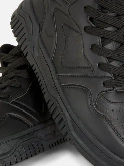 High-Top-Sneakers Mit Klobiger Sohle