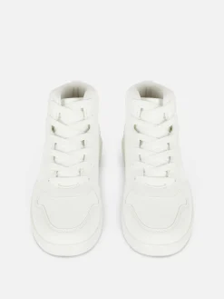 High-Top-Sneakers Mit Klobiger Sohle