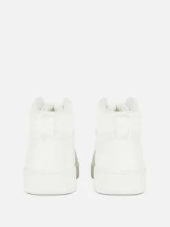 High-Top-Sneakers Mit Klobiger Sohle