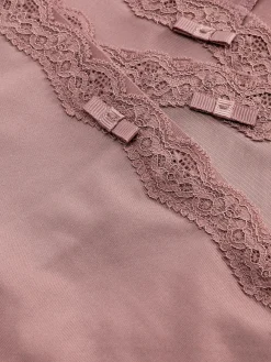 Hipster-Slips Mit Spitzenbesatz, 3er-Pack