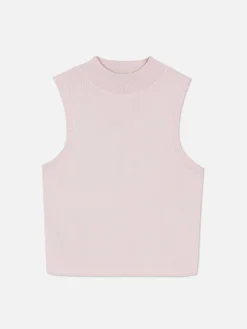 Hochgeschlossenes, Kurzes Trägertop