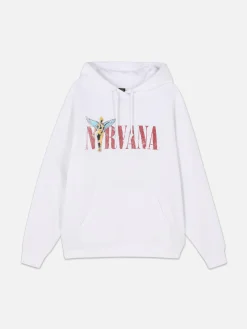Hoodie Mit „Nirvana“ Grafik