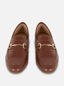 Horsebit-Loafer Aus Kunstleder