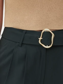 Hose Mit Weitem Bein Und Schnalle Zum Kombinieren