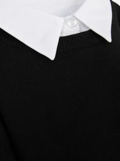 2-in-1-Hemd Und -Pullover