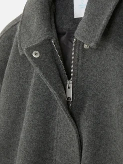 Jacke Mit Ballonsaum