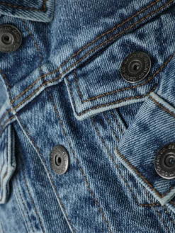 Jeansjacke Mit Kapuze
