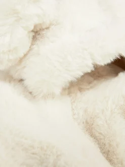 Kapuzenjacke Aus Kunstfell