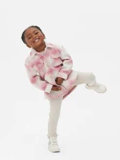 Karierte Hemdjacke Mit Knopfleiste