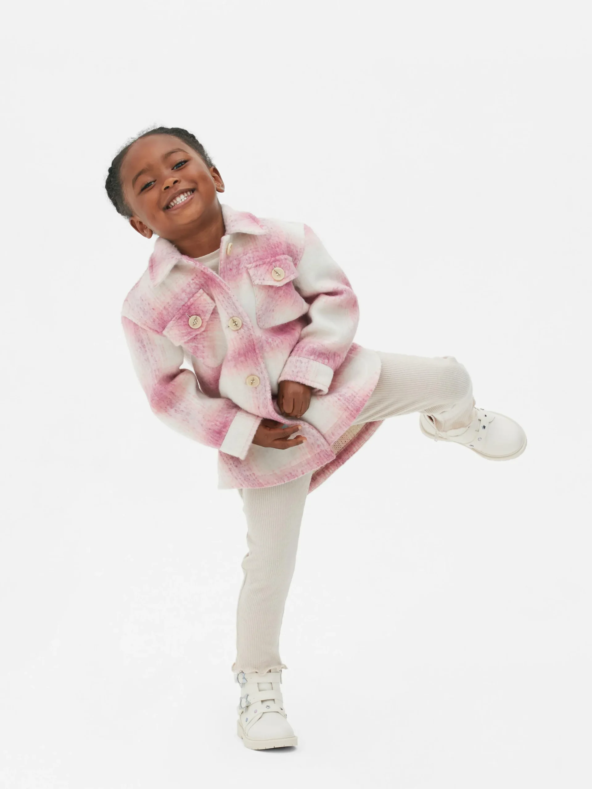 Karierte Hemdjacke Mit Knopfleiste