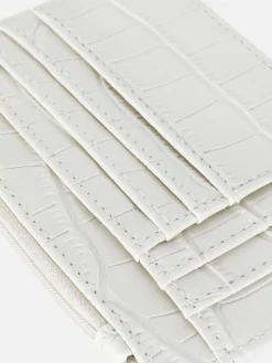 Kartenetui In Kroko-Optik Mit Initiale