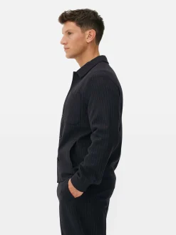 „Kem“ Jacke Mit Nadelstreifen Und Knopfleiste