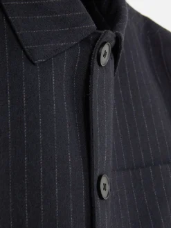 „Kem“ Jacke Mit Nadelstreifen Und Knopfleiste