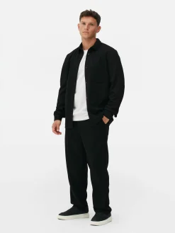 „Kem“ Jersey-Hemdjacke