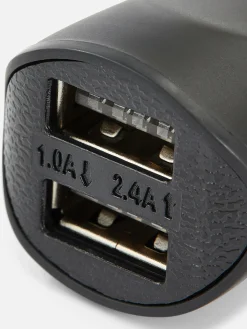 Kfz-Ladegerät Mit Zwei USB-Anschlüssen