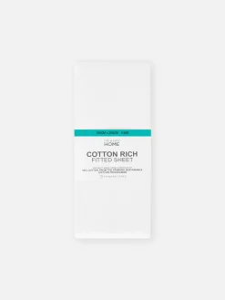 King-Size-Spannbettlaken Mit Hohem Baumwollanteil