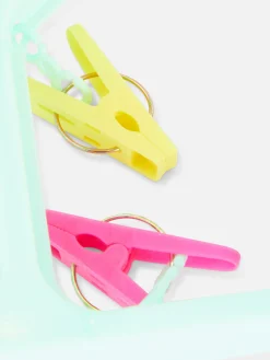 Klappbarer Wäscheständer Mit 24 Klammern