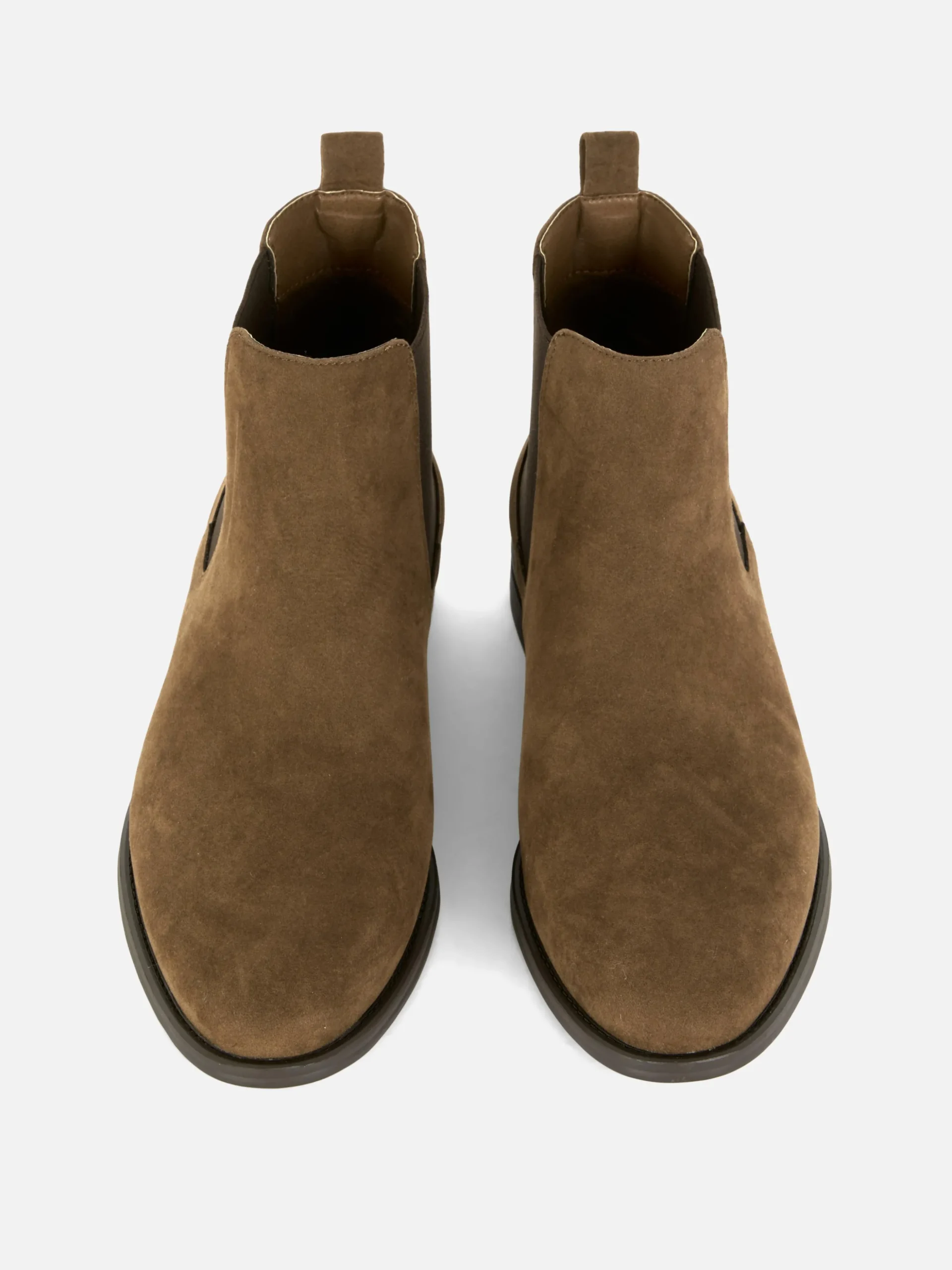 Klassische Chelsea Boots Aus Wildlederimitat