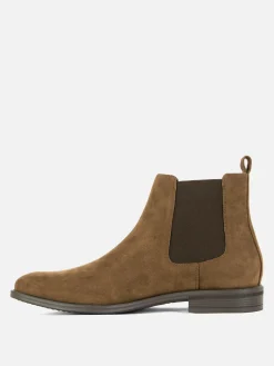 Klassische Chelsea Boots Aus Wildlederimitat