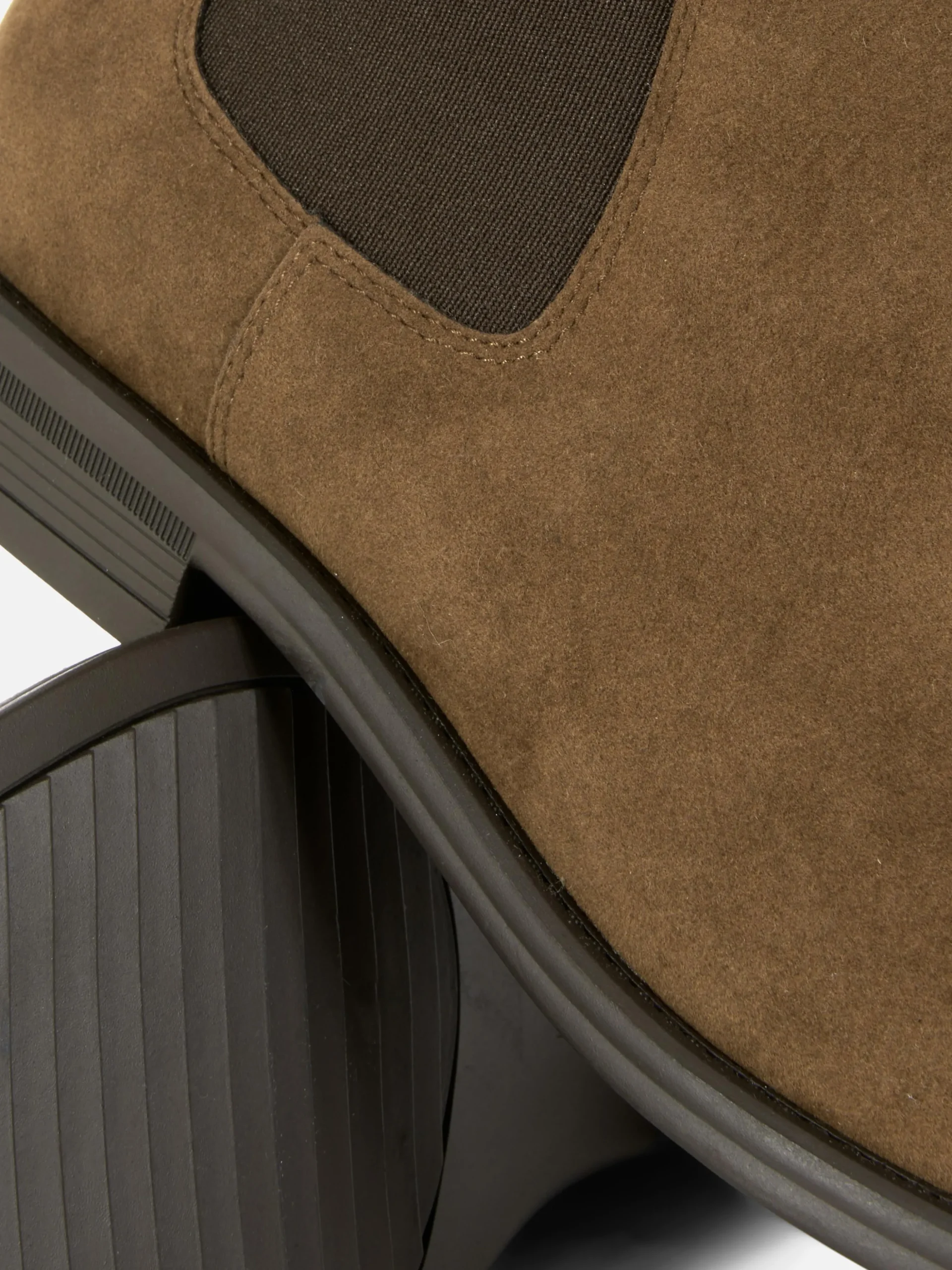 Klassische Chelsea Boots Aus Wildlederimitat