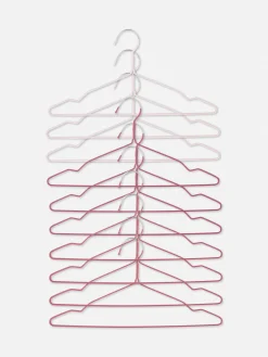 Kleiderhaken Aus Beschichtetem Metall, 10er-Pack