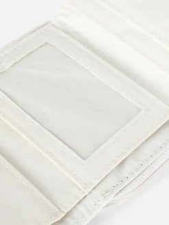 Kunstleder-Geldbeutel In Kroko-Optik Mit Initiale